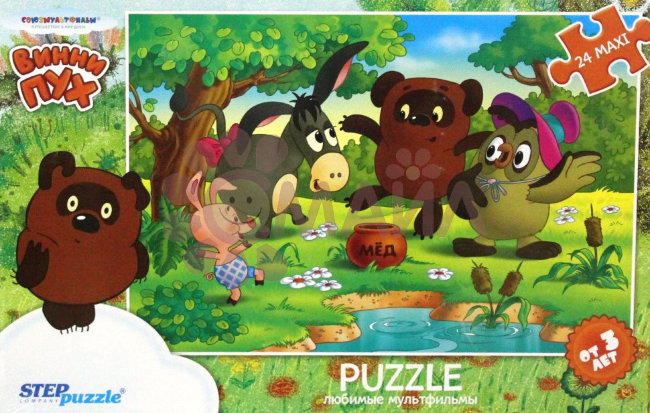Мозаика "puzzle" maxi 24 "Винни Пух" (С/м)