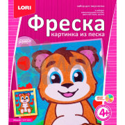 КпР-004 Фреска. Картина из песка "Мишка"