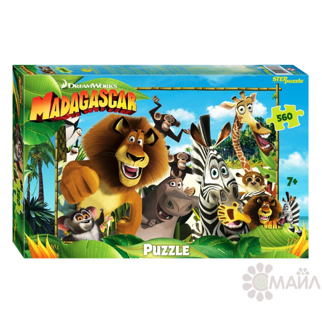 Мозаика "puzzle" 560 "Мадагаскар - 3" (DreamWorks, Мульти) Мозаика "puzzle" 560 "Мадагаскар - 3" (DreamWorks, Мульти)