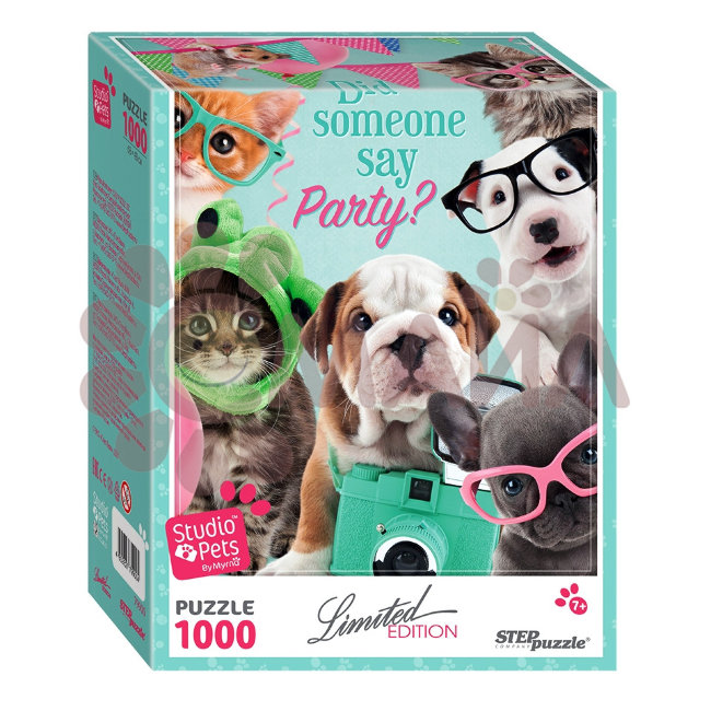 Мозаика "puzzle" 1000 "Вечеринка" (Limited Edition, Studio Pets By Myrna)