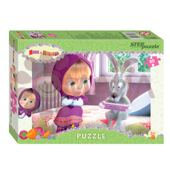 Мозаика "puzzle" 80 "Маша и Медведь - 2" (Анимаккорд)