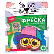 Мкп-001 Фреска. Картина из песка "Совенок на скейте"