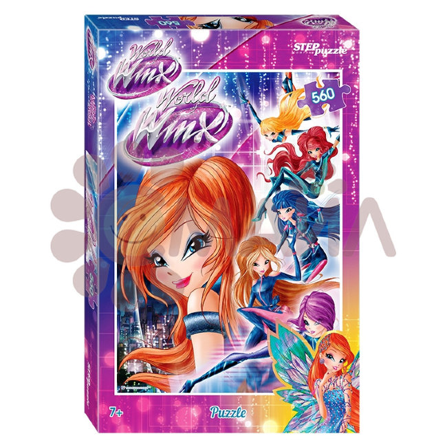 Мозаика "puzzle" 560 "Winx - 2" (Rainbow)