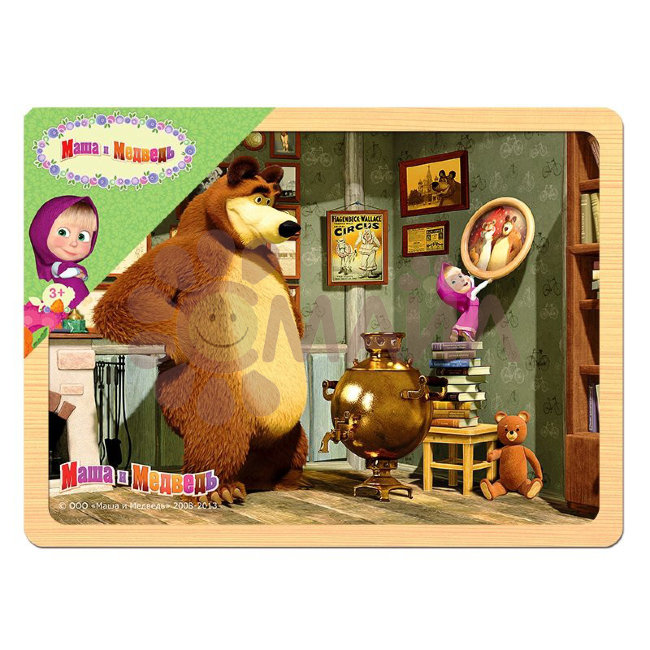 Игра из дерева "Маша и Медведь" (Анимаккорд)