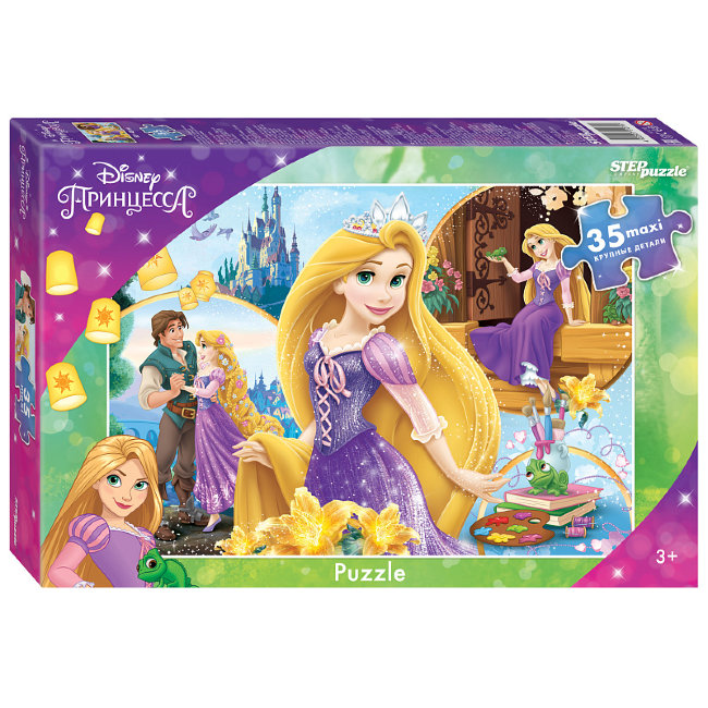 Мозаика "puzzle" 35 MAXI "Рапунцель - 3" (Disney)