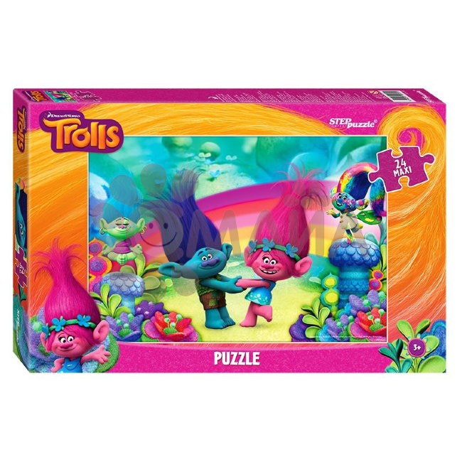 Мозаика "puzzle" maxi 24 "Trolls" (DreamWorks)