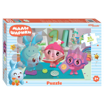 Мозаика "puzzle" 35 MAXI "Малышарики" (Мармелад Медиа)