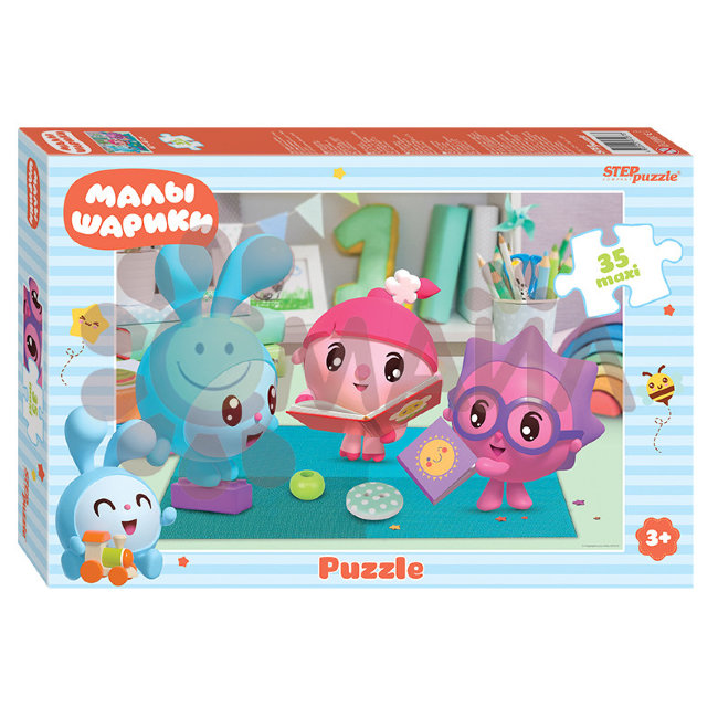 Мозаика "puzzle" 35 MAXI "Малышарики" (Мармелад Медиа)