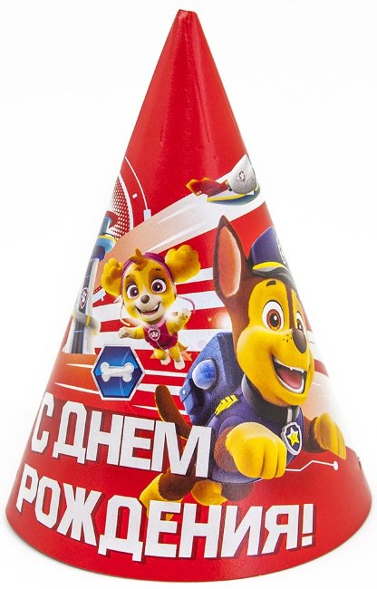 Колпаки,  Щенячий патруль, 6шт
