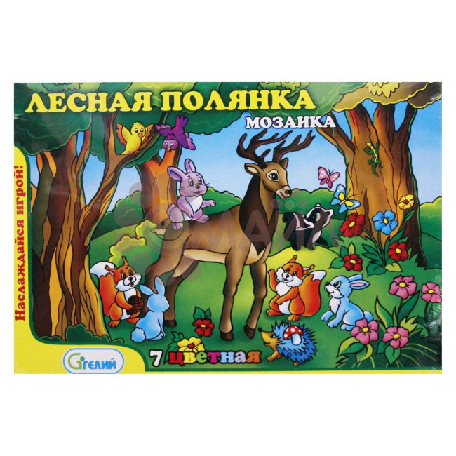 Мозаика в подарочной коробке "Лесная полянка" (210 эл) арт. 01053