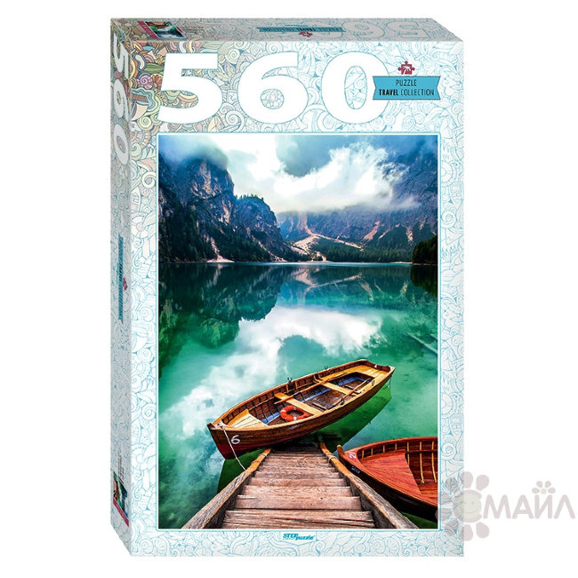 Мозаика "puzzle" 560 "Италия. Озеро Брайес"