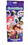 88769 Карандаши цветные пластиковые 12 цветов "Enchantimals", длина 177 мм. 88769 Карандаши цветные пластиковые 12 цветов "Enchantimals", длина 177 мм.