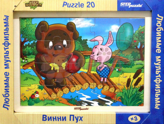 Игра из дерева СОЮЗМУЛЬТФИЛЬМ "Любимые мультфильмы. Винни Пух"