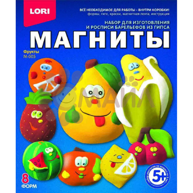 М-005 Фигурки на магнитах "Фрукты"