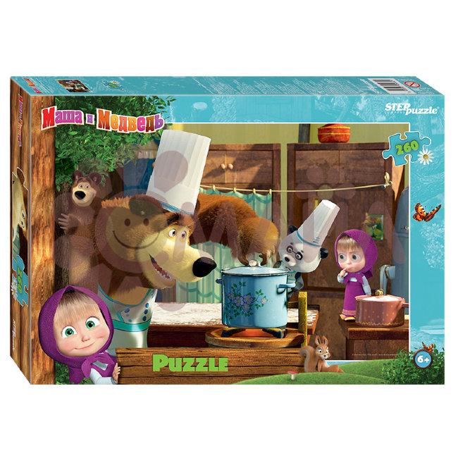 Мозаика "puzzle" 260 "Маша и Медведь - 2" (Анимаккорд)