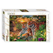 Мозаика "puzzle" 1500 "Сколько тигров?"