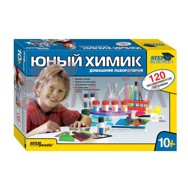 Юный химик. Домашняя лаборатория (Step Science)