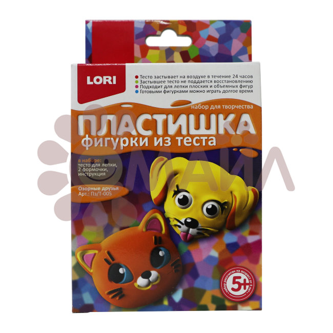 Пз/Т-005 Пластишка.Фигурки из теста "Озорные друзья"