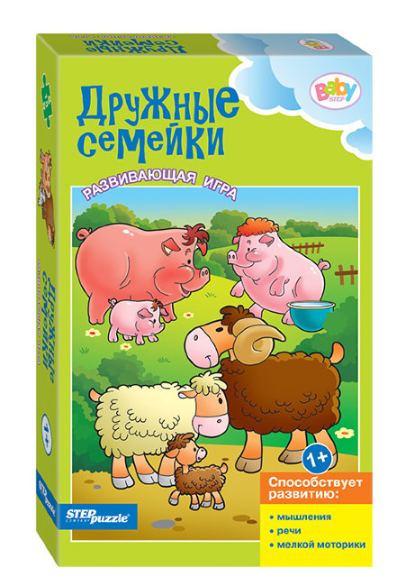 Развивающая игра "Дружные семейки" (Baby Step)