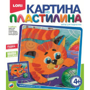 Пк-009 Картина из пластилина "Рыжий озорник"