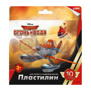 Плд-006 Пластилин Disney "Самолеты" 10 цветов, 20 гр., с европодвесом