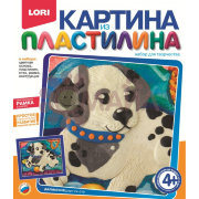 Пк-010 Картина из пластилина "Далматинец"