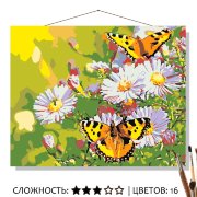 Картина по номерам на холсте 50х40  "Солнечная поляна"