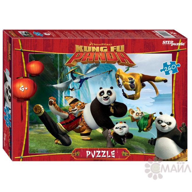 Мозаика "puzzle" 260 "Кунг-фу Панда" (DreamWorks, Мульти)