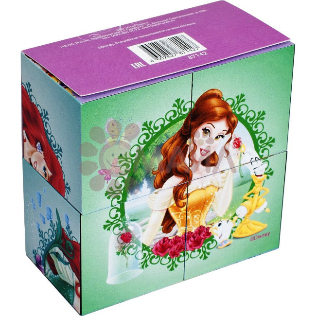 DISNEY 4 кубика "Принцессы" (Disney)