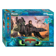 Мозаика "puzzle" 54 "Как приручить дракона - 3" (DreamWorks) Мозаика "puzzle" 54 "Как приручить дракона - 3" (DreamWorks)