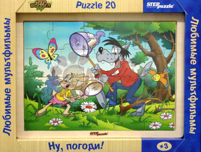Игра из дерева СОЮЗМУЛЬТФИЛЬМ "Любимые мультфильмы. Ну, погоди!"