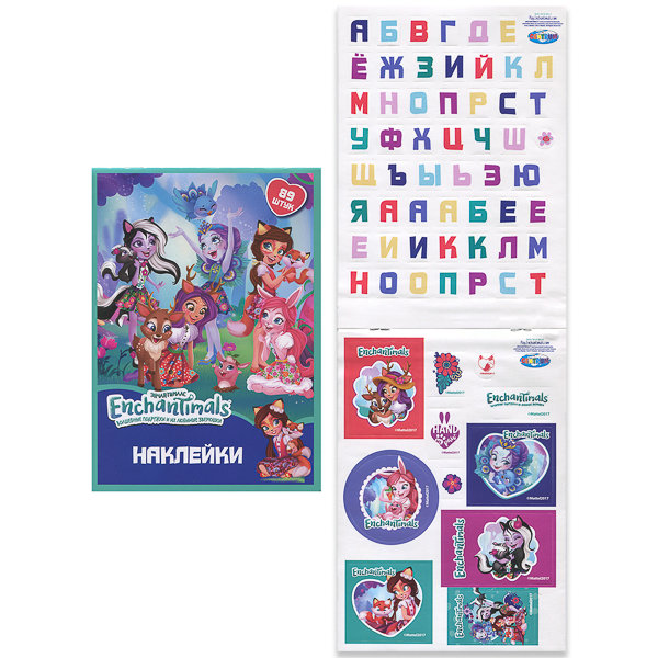 89052 Набор декоративных наклеек "Enchantimals"