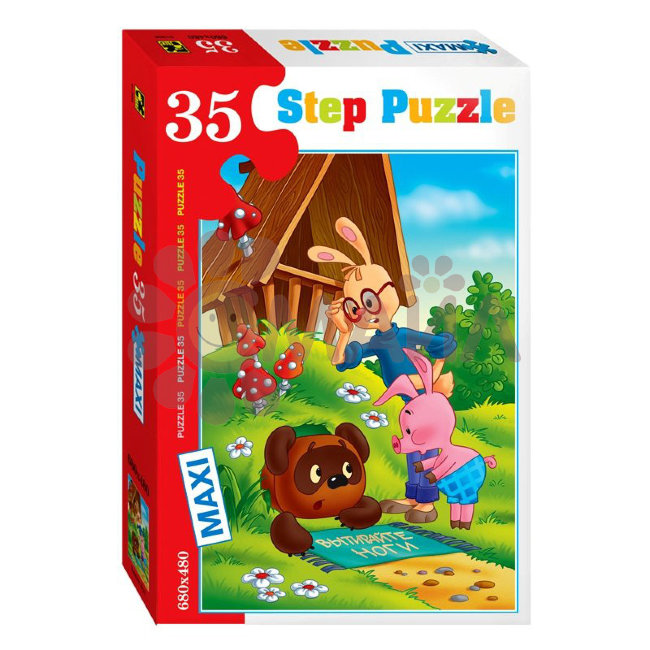 Мозаика "puzzle" 35  MAXI "Винни Пух" (С/м)