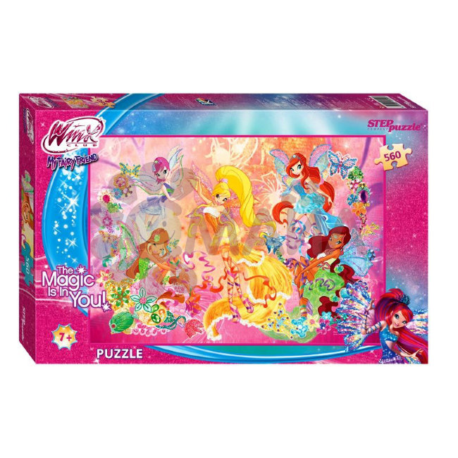Мозаика "puzzle" 560 "Winx" (Rainbow)