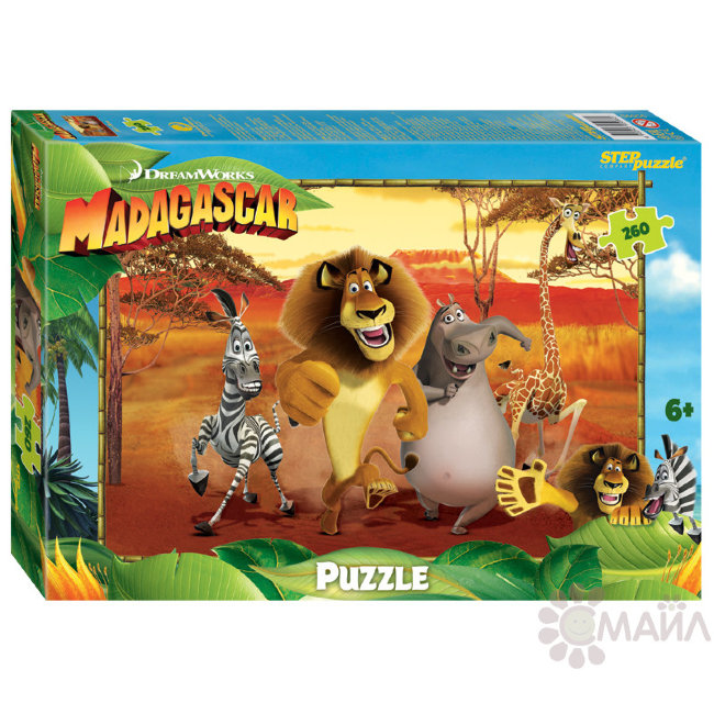 Мозаика "puzzle" 260 "Мадагаскар - 3" (DreamWorks, Мульти) Мозаика "puzzle" 260 "Мадагаскар - 3" (DreamWorks, Мульти)