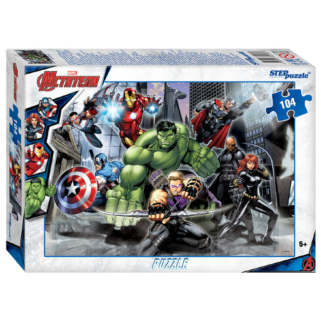 Мозаика "puzzle" 104 "Черная вдова" (Marvel) Мозаика "puzzle" 104 "Черная вдова" (Marvel)