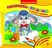 В гостях у зайчика: раскраска-невидимка; сер. Волшебные прятки; ISBN 978-5-222-27110-0