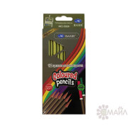 Карандаши цветные 12цв Basir 3924