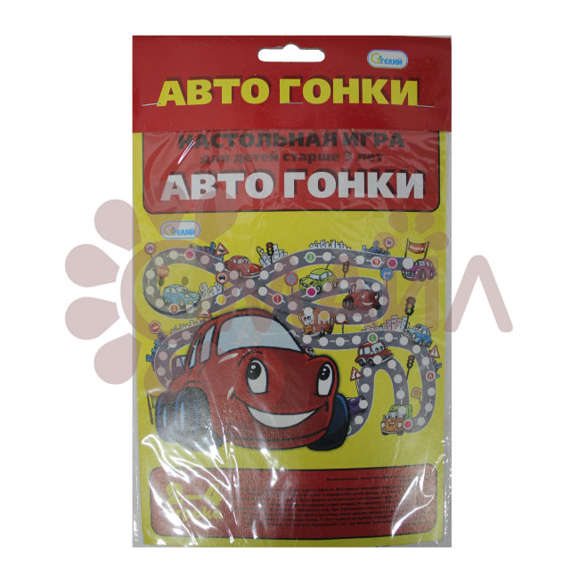 Настольная игра-ходилка "Автогонки"