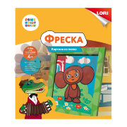 Кпф-005 Фреска. Картина из песка. СОЮЗМУЛЬТФИЛЬМ "Чебурашка"