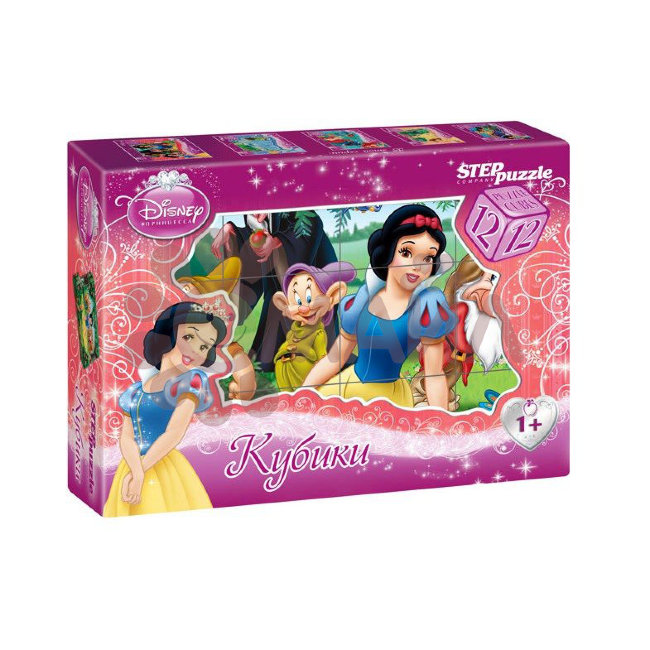 DISNEY 12 кубиков "Белоснежка"