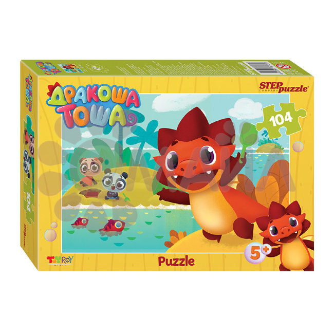 Мозаика "puzzle" 104 "Дракоша Тоша" (ТойРой Медиа)