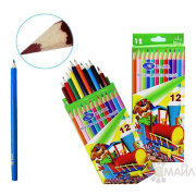 Карандаши цветные 12цв Basir