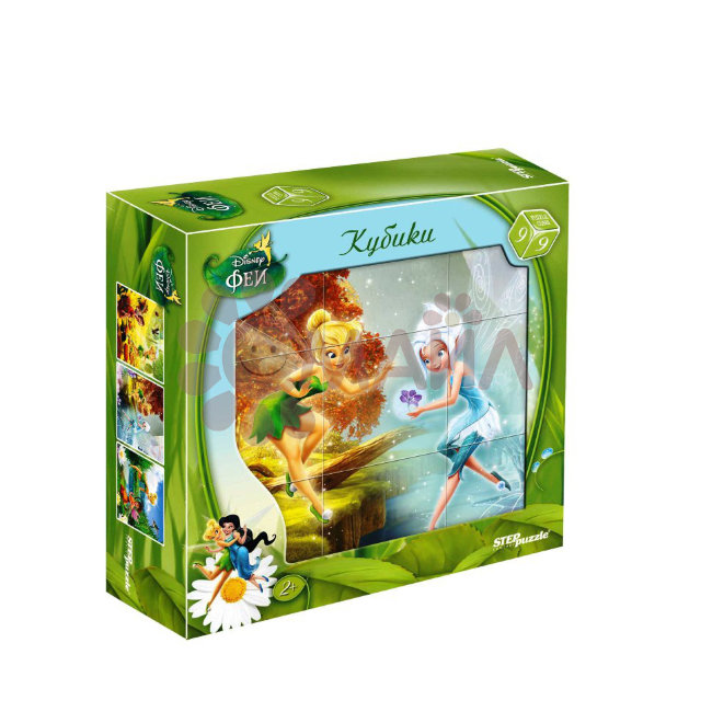 DISNEY 9 кубиков "Феи" (Disney)